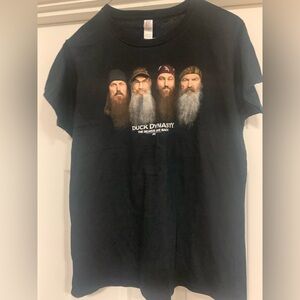 Duck Dynasty Men's Graphic T-Shirt Short Sleeve Black Size XL